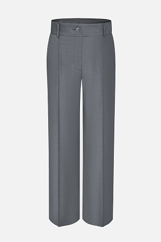 Прямые брюки со стрелками, серые T