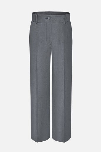 Прямые брюки со стрелками, серые TYRA