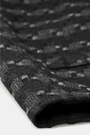 Мини-юбка, черная с узором LESLIE