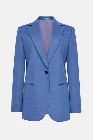 Серый пиджак в синюю клетку SMOKING II