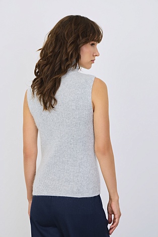 Топ без рукавов, серый