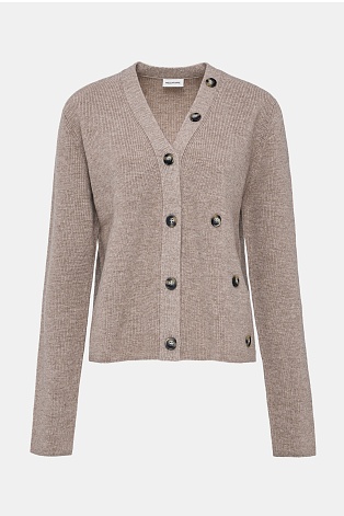 Кардиган на пуговицах, цвет овсяный