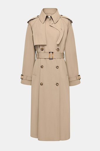 Тренч бежевого цвета