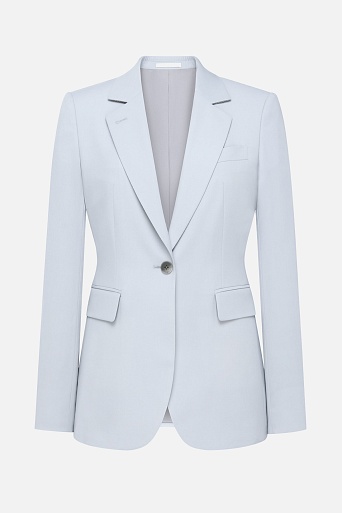 Пиджак на одной пуговице, светло-серый KARLA