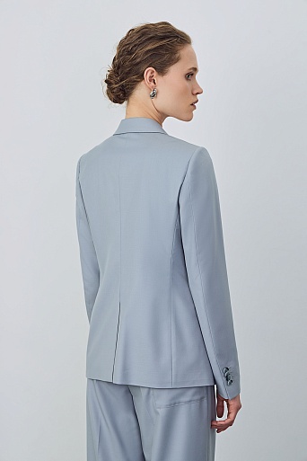 Пиджак на одной пуговице, серо-голубой MIRA