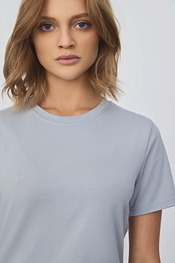 Базовая футболка, светло-серая