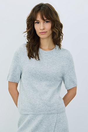 Серый пиджак в синюю клетку SMOKING II