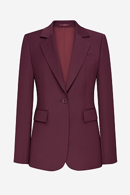 Приталенный жакет, бордовый KARLA