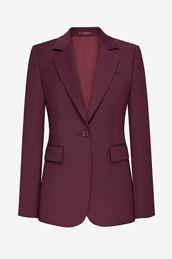 Приталенный жакет, бордовый KARLA