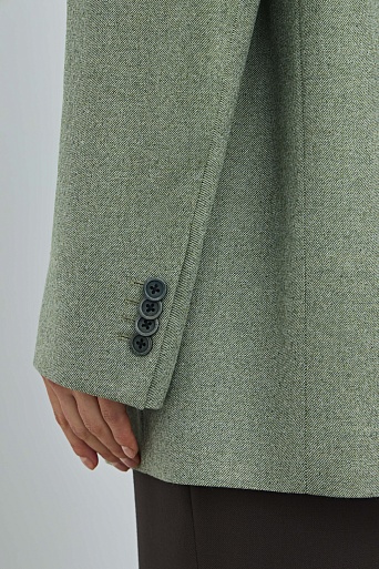 Пиджак оверсайз на четырех пуговицах, мятный MICHELLE