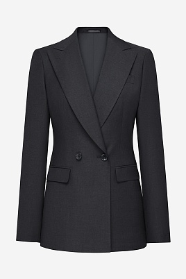 Удлиненный жакет, темно-серый INGRID