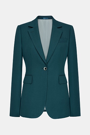 Серый пиджак в синюю клетку SMOKING II