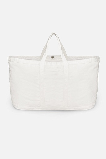 Сумка из белого денима