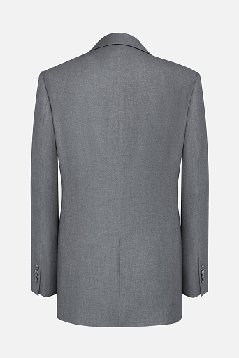 Свободный пиджак на одной пуговице, серый MILA