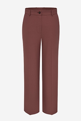 Прямые костюмные брюки со стрелками, темно-розовые LUCIA