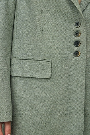 Пиджак оверсайз на четырех пуговицах, мятный M