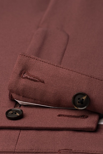 Прямые костюмные брюки со стрелками, темно-розовые LUCIA