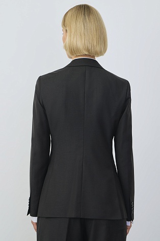 Удлиненный жакет, темно-серый I