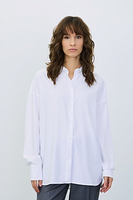 Рубашка оверсайз, белая