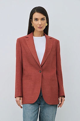 Удлиненный жакет на одной пуговице MILA