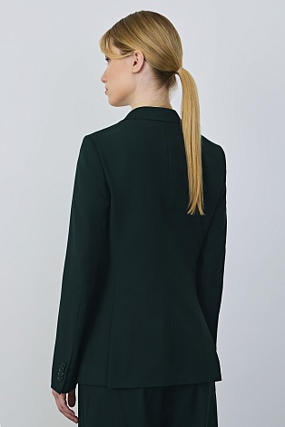 Однотонный пиджак, изумрудный I