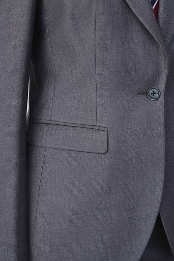 Однотонный жакет, серый MIRA