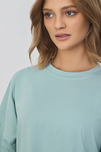 Футболка оверсайз, мятная