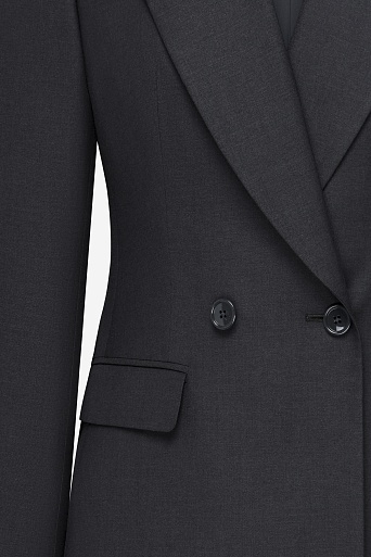 Удлиненный жакет, темно-серый INGRID