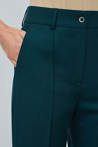 Прямые брюки со стрелками, цвет морской волны TYRA