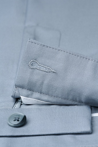 Широкие брюки со стрелками, серо-голубые ASHLEY