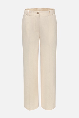 Кремовые брюки со стрелками LUCIA
