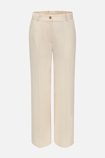 Кремовые брюки со стрелками LUCIA