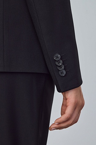 Пиджак на одной пуговице, черный BELLA